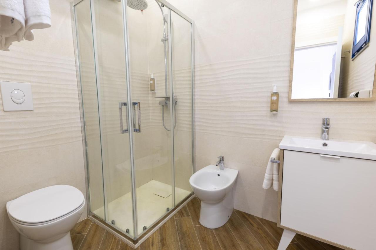 Bagno privato del villino con doccia