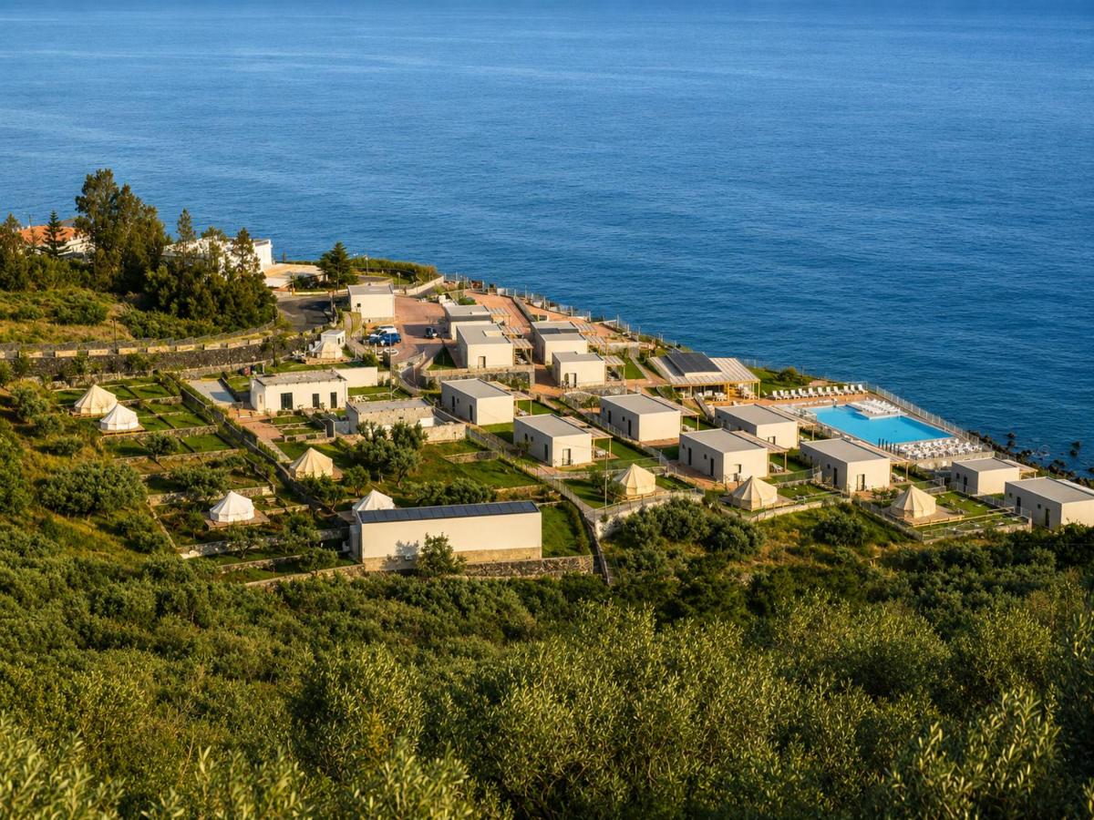 Vista aerea del resort