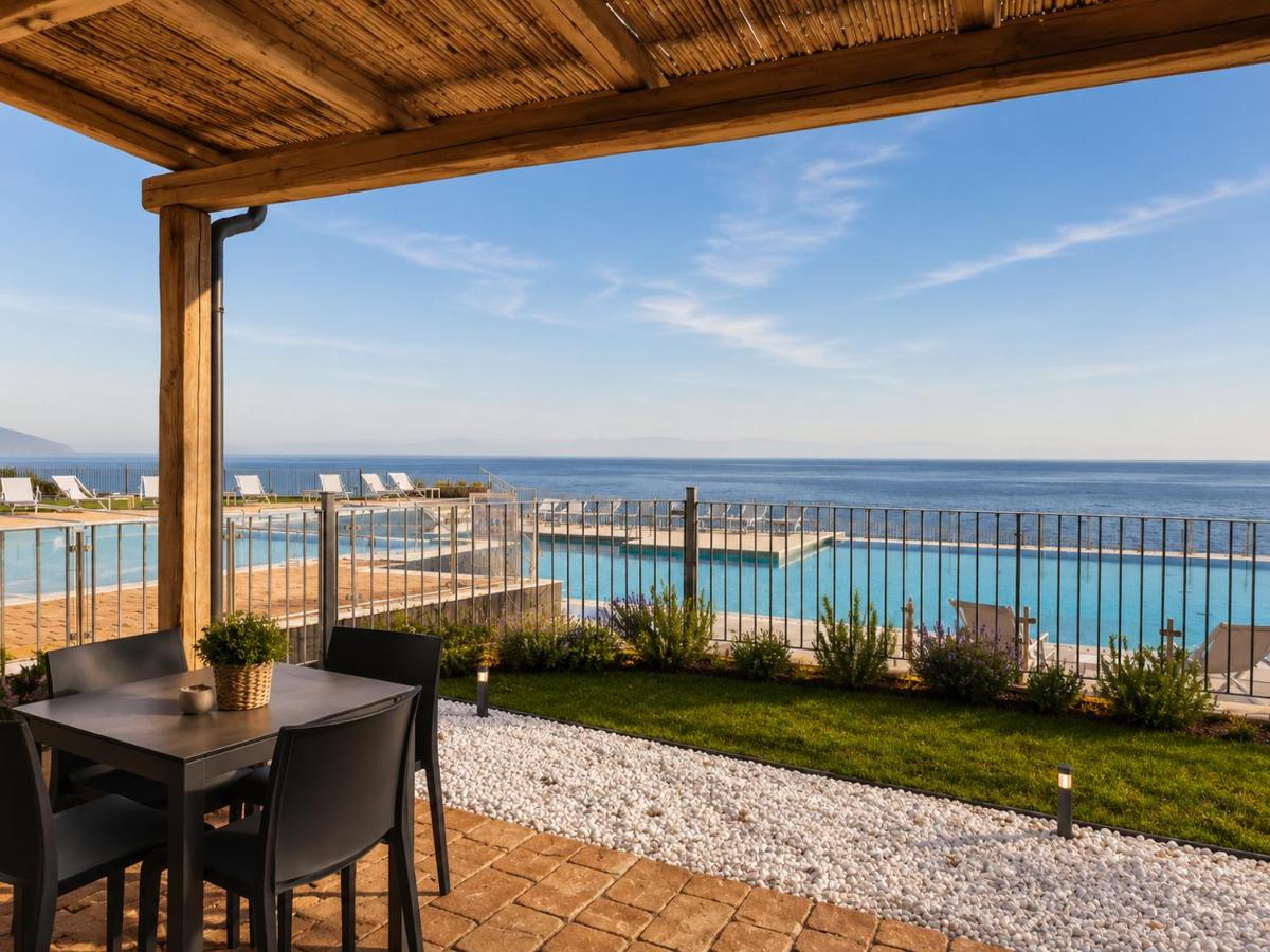 Terrazza di un villino sul mare